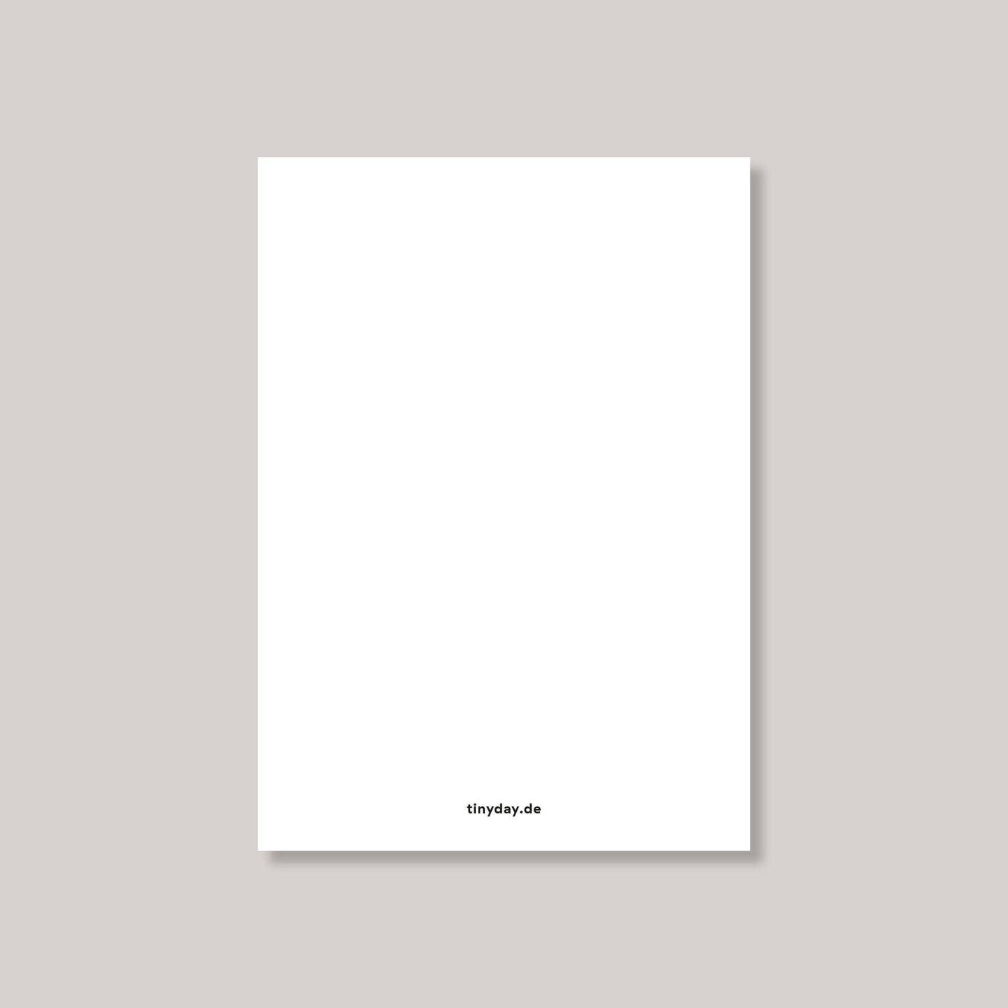 Postkarte "Schultüte rosa"