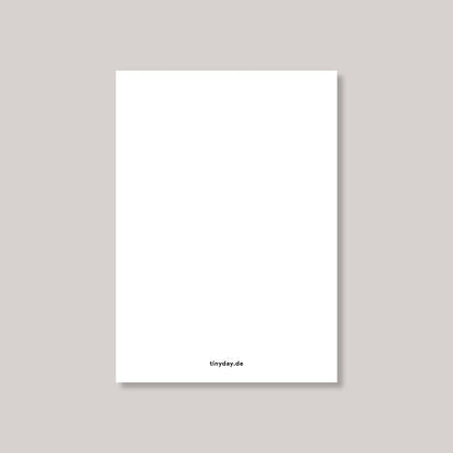 Postkarte "Schultüte rosa"