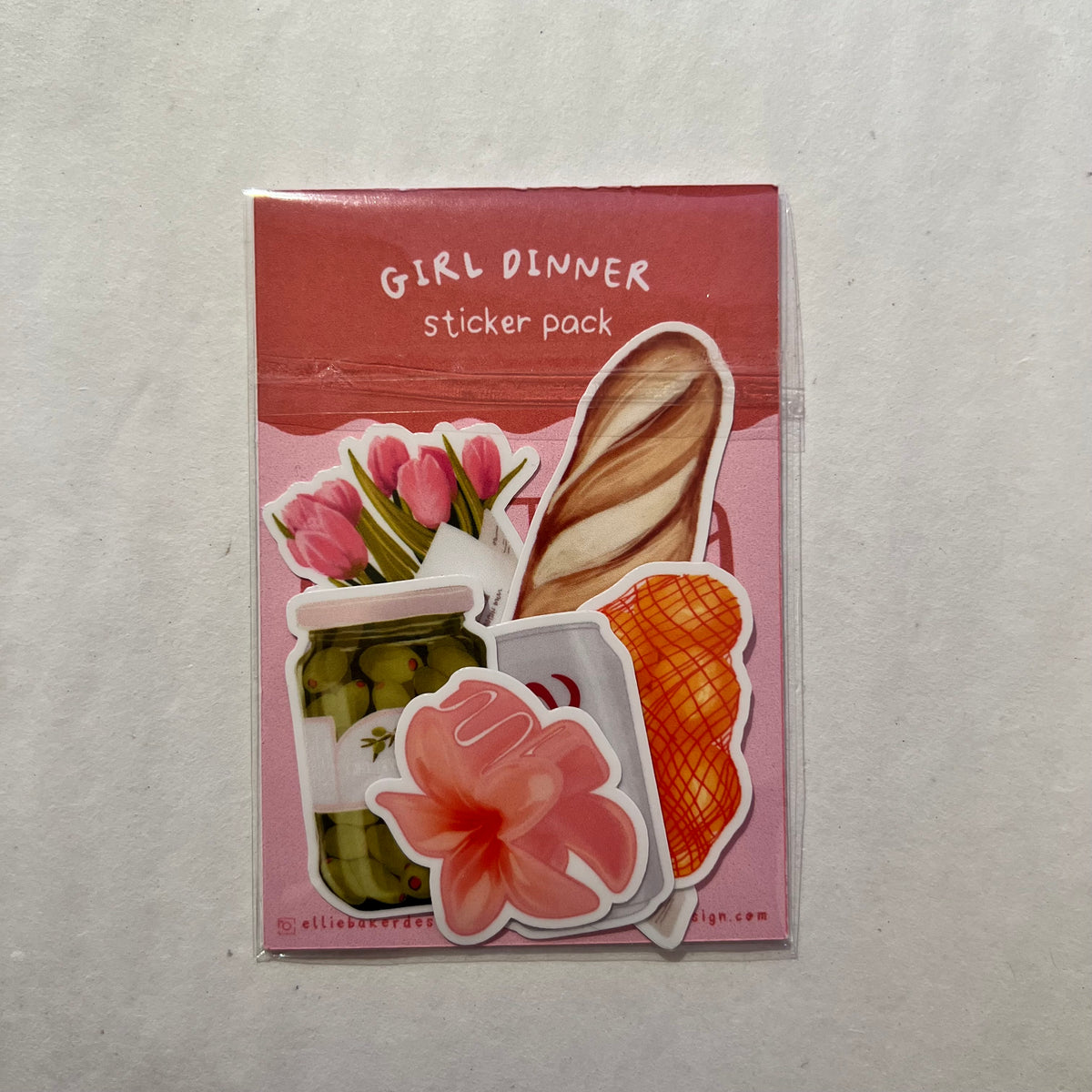Girl Dinner Sticker girl dinner Sticker