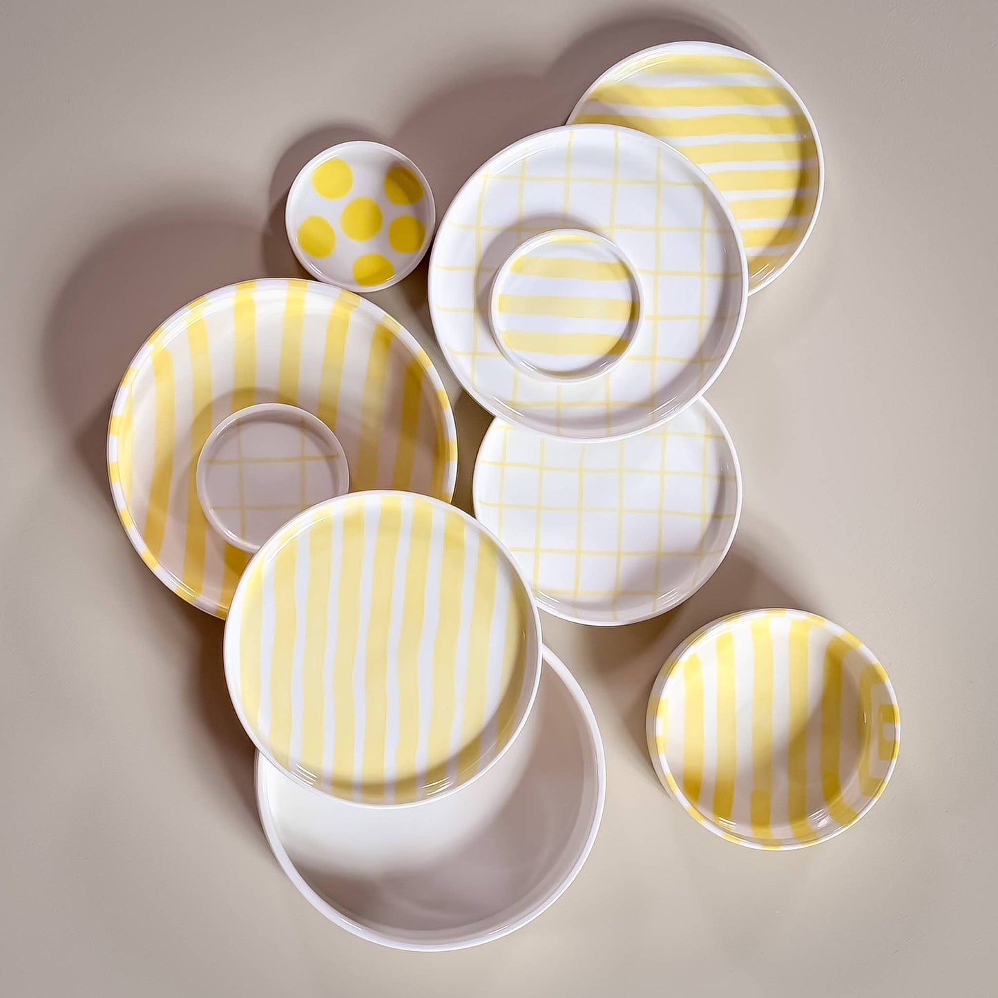Vase Grid - spiaggia yellow