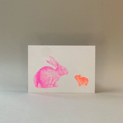 Hasen Postkarte