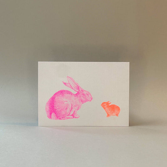 Hasen Postkarte