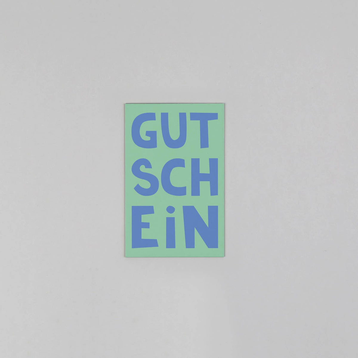 Minikarte Holzschliff Fred Gutschein