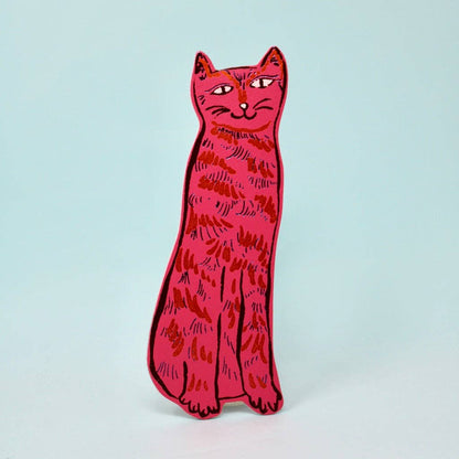 Lesezeichen Cat Tails aus echtem Leder