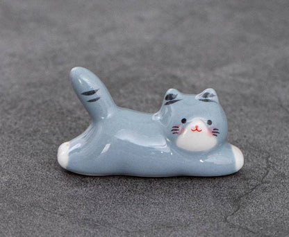 Gohobi Bunter Katzen-Essstäbchenhalter