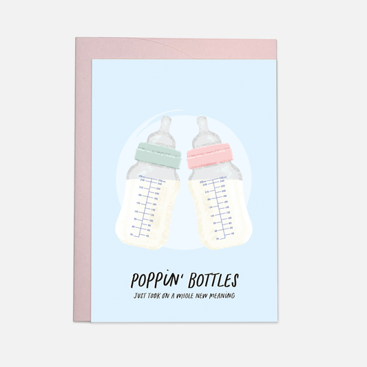 Poppin' Bottles Grußkarte