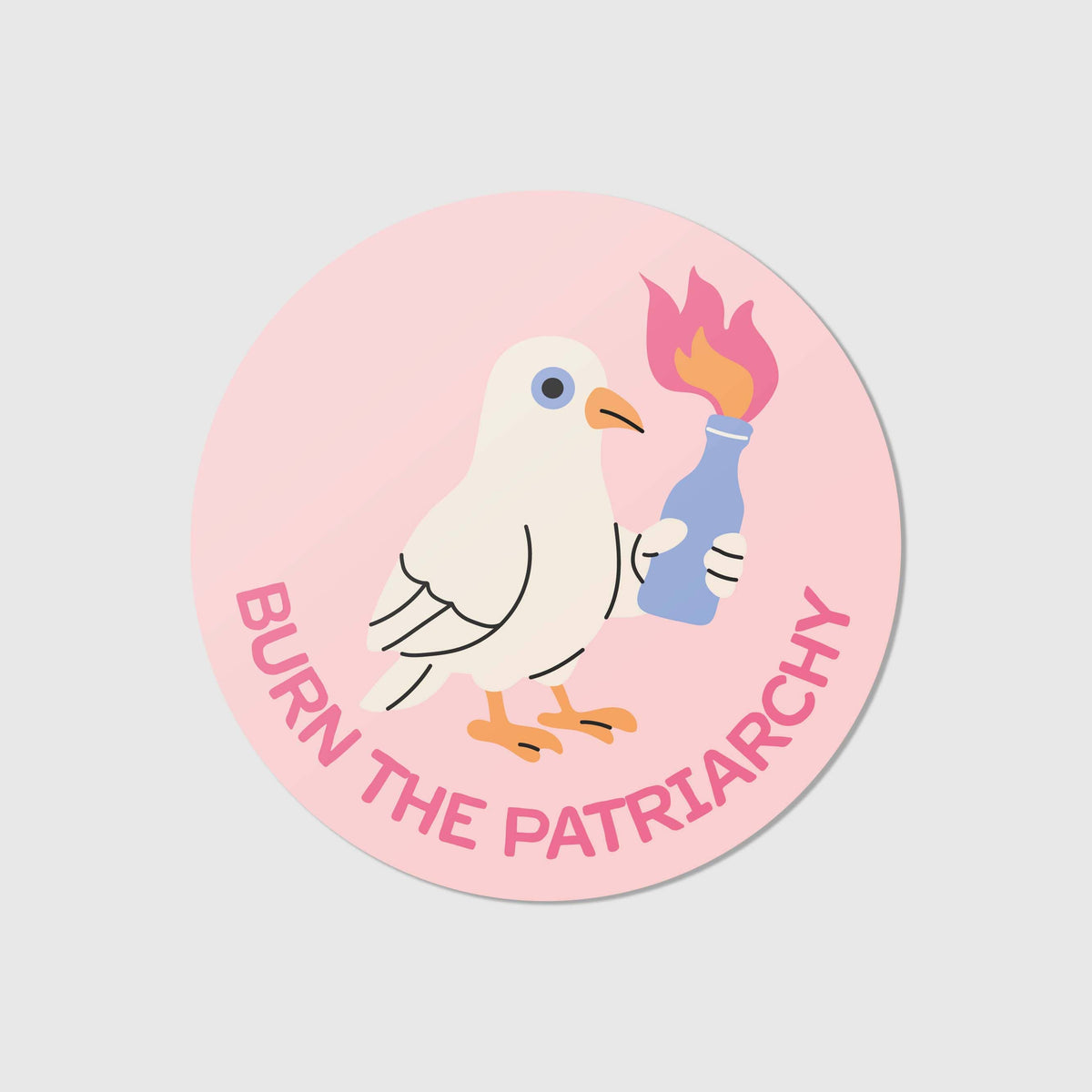 Burn the patriarchy - Vinyl Sticker
