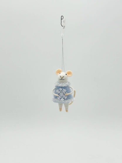 Christbaumschmuck – Frau Maus Schneeflocke – FE402