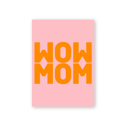 Postkarte - WOW MOM