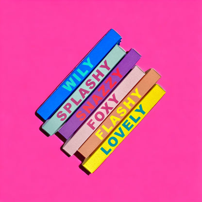 Rainbow Studio „Foxy“ Neon-Kerzen, 2er-Set