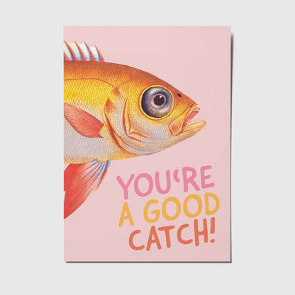 Good catch - A6 Postkarte