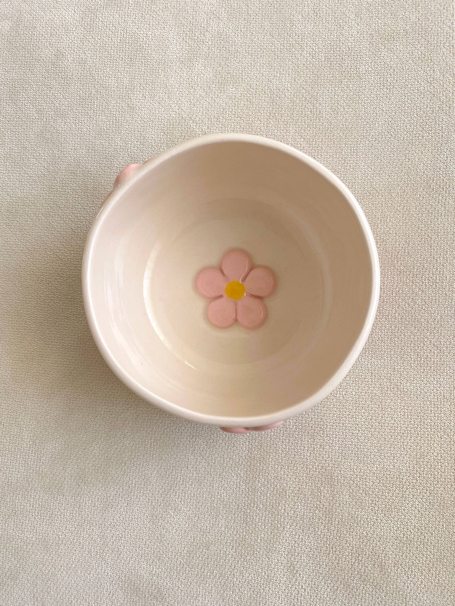 Blomma Bowl handgefertigte Keramik-Blumenschale, 300 ml, Hergestellt in Spanien
