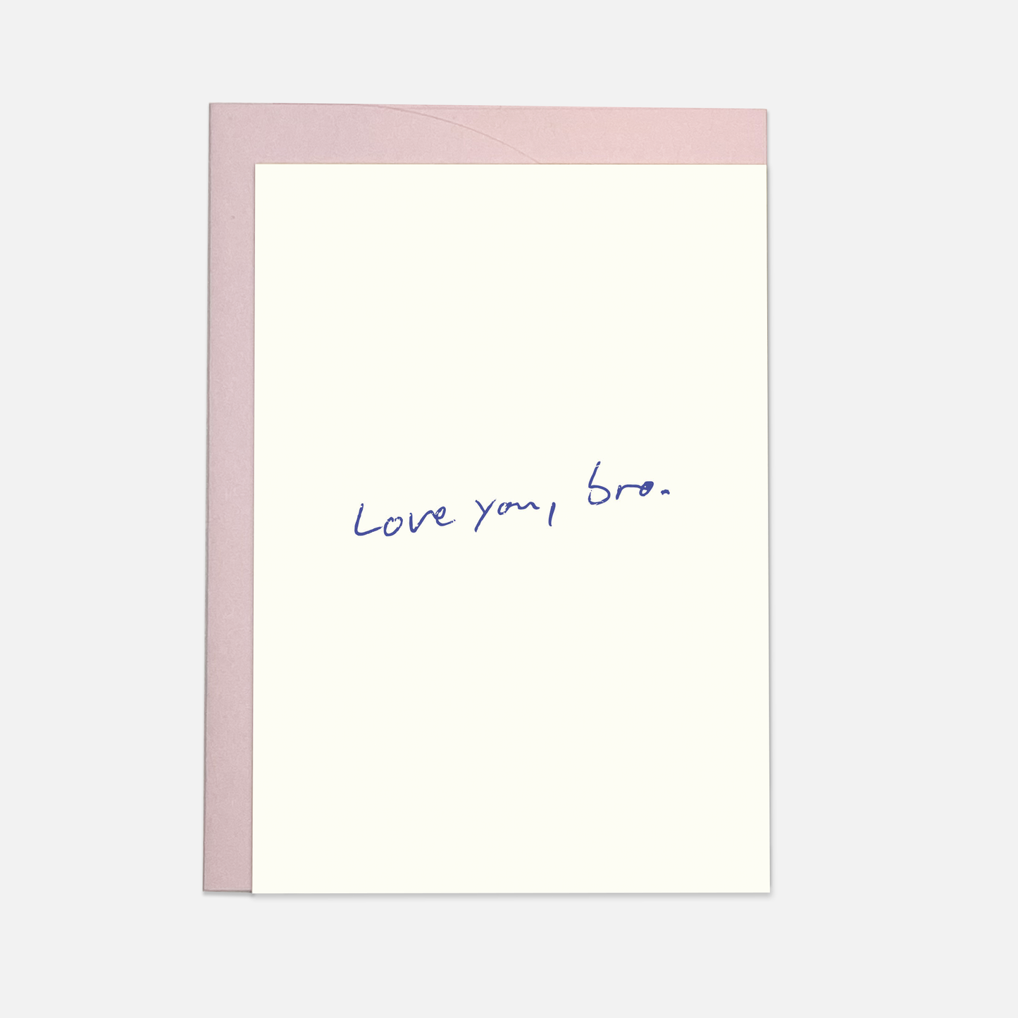 Hab dich lieb, Bro – trendige Grußkarte