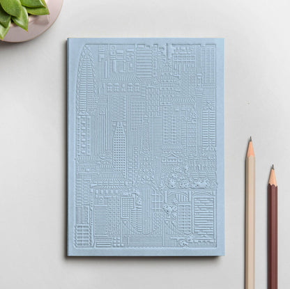 The Tokyo Notebook von The City Works – handgeprägtes Notizbuch in B6