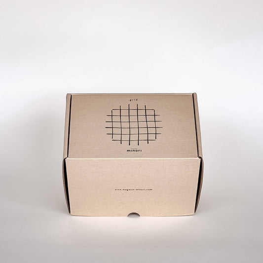 Vase Grid - mare blue