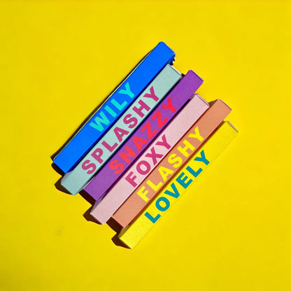 Rainbow Studio * Flashy Neon-Kerzen, 2er-Set