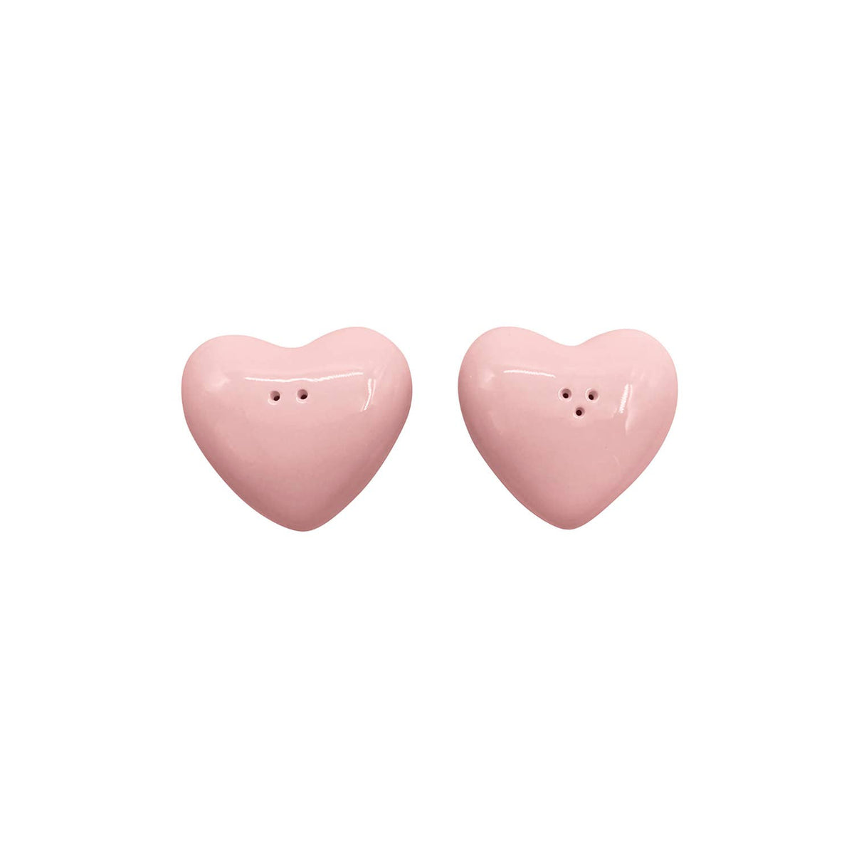 Salz- und Pfeffer-Set Herz rosa L7 P6,5 H2 cm