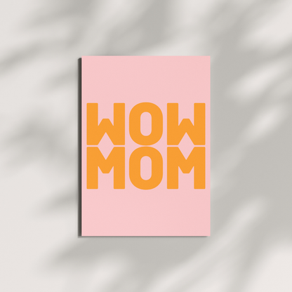 Postkarte - WOW MOM