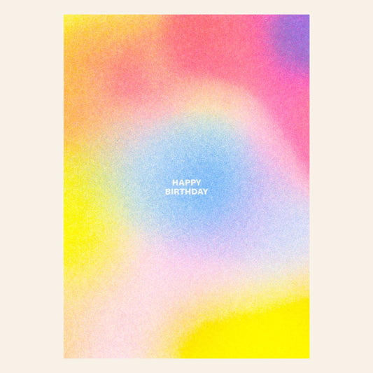 Happy Birthday Verlauf Postkarte