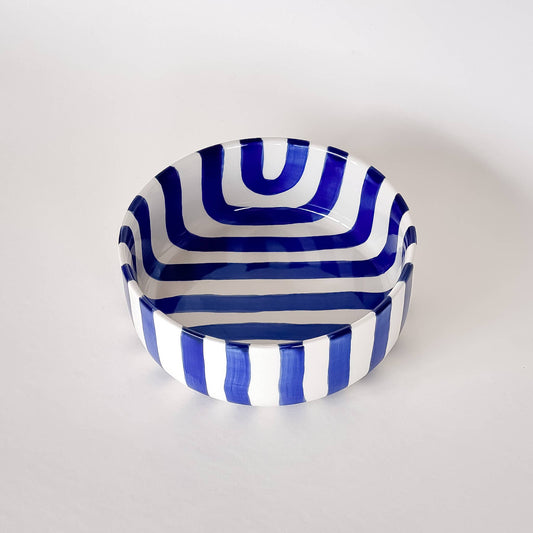 Schale Stripes - mare blue