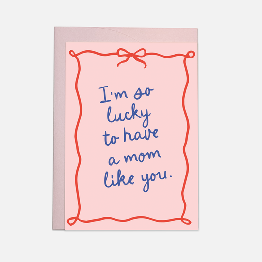 Grußkarte „Mom like you“