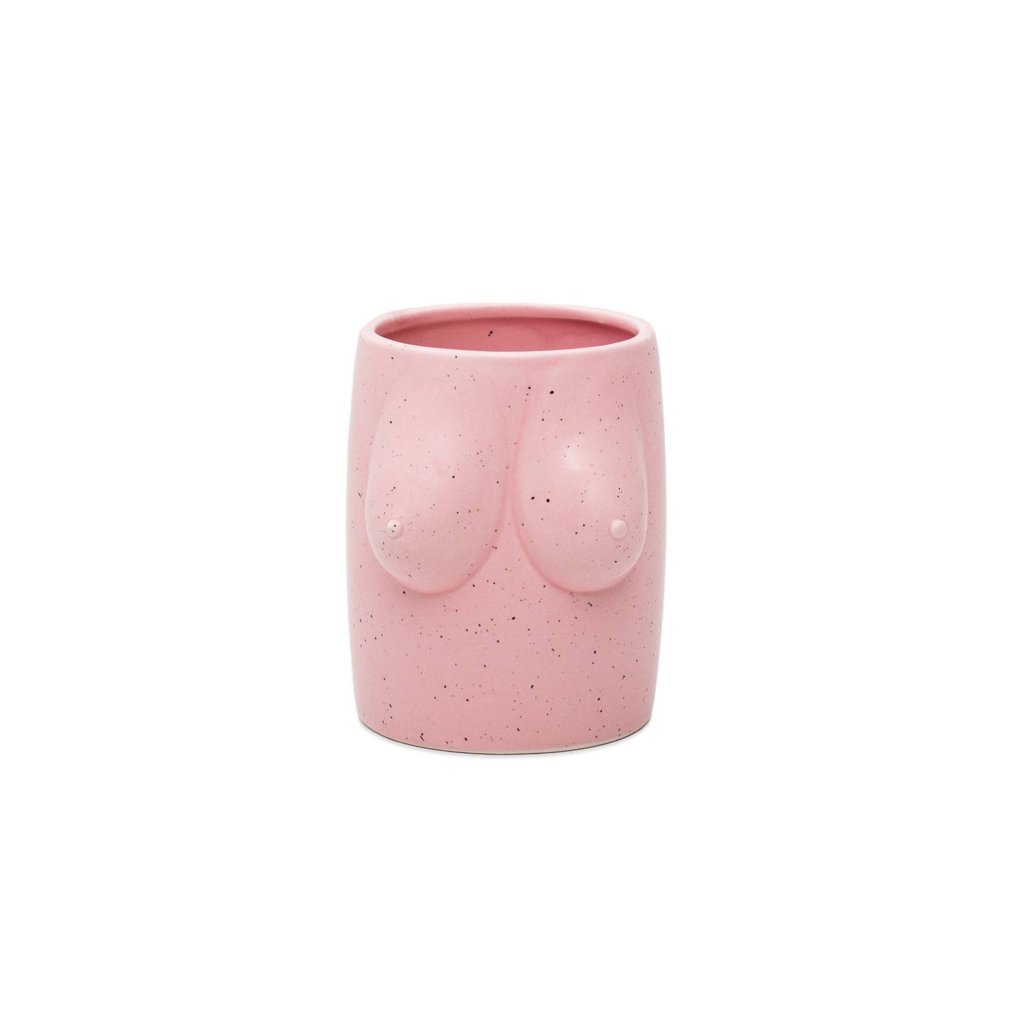 PINK TITS BLUMENVASE - HANDGEMALT HF