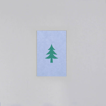 Minikarte Holzschliff Vivi XMas Baum