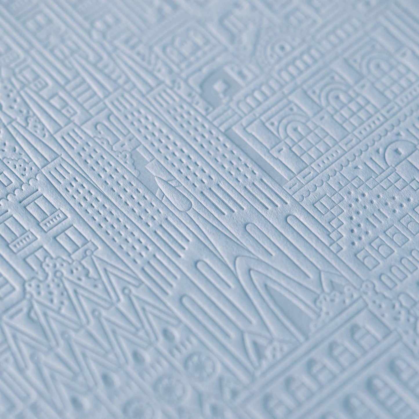 The Barcelona Notebook von The City Works – handgeprägtes Notizbuch im B6-Format
