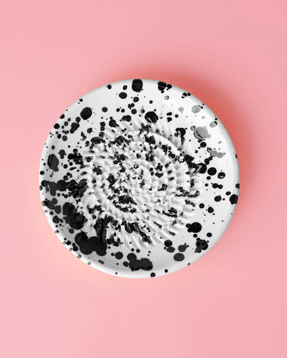 Kleine Knoblauchreibe, Keramikschale, Galaxy