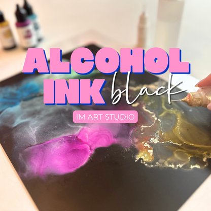 Alcohol Ink Black Malkurs
