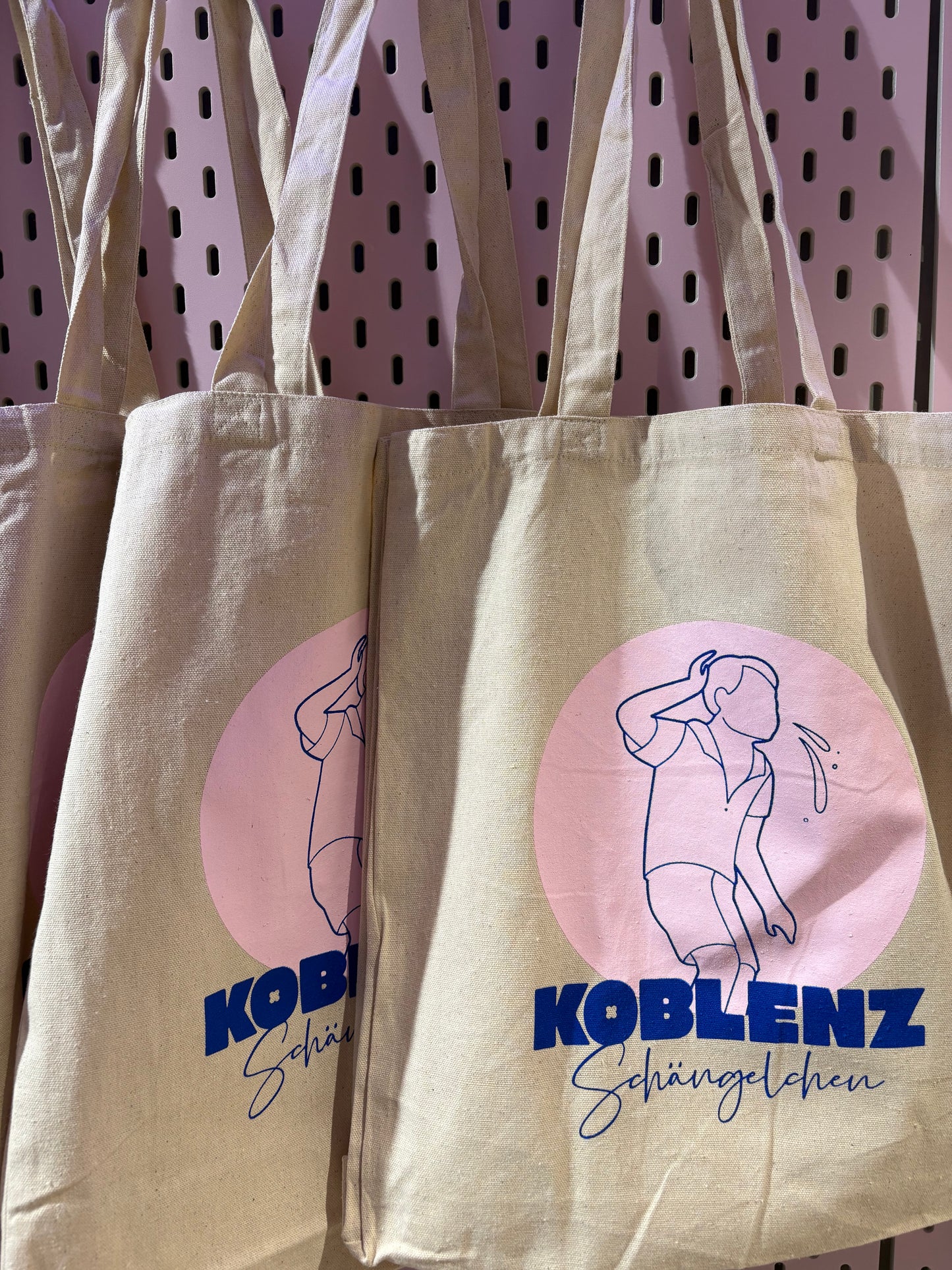Koblenz Schängel Beutel rosa