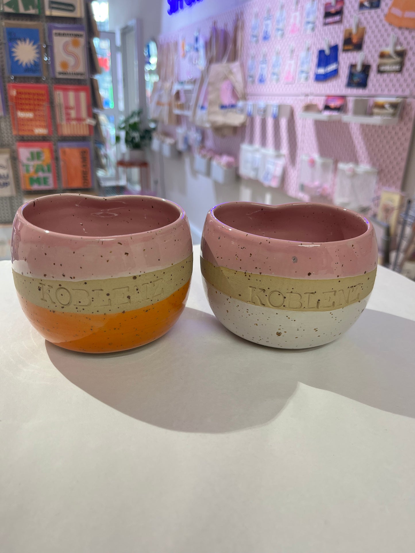 Lucky Pottery Koblenz Herz Tasse