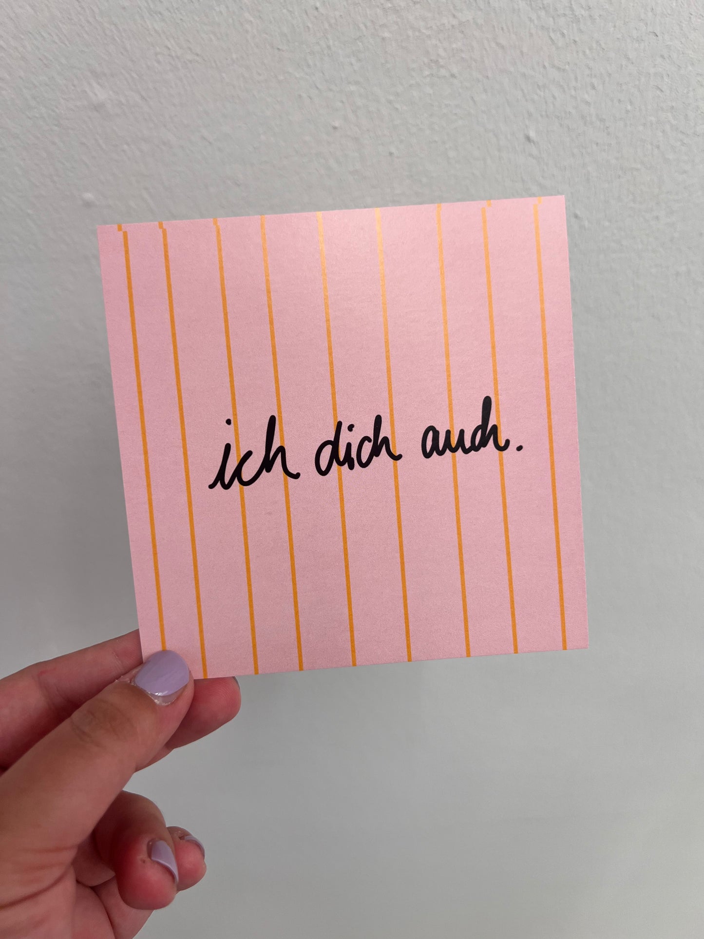 Ich dich auch Postkarte / Hej Ibiza