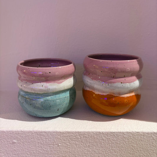 Lucky Pottery Wave Becher