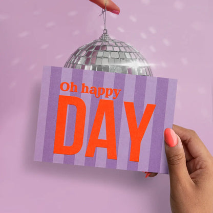 Postkarte│Oh happy day