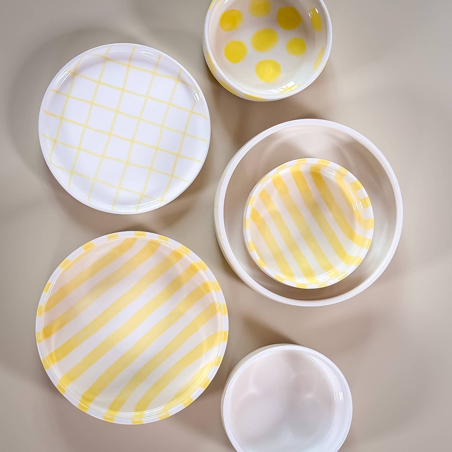 Vase Grid - spiaggia yellow