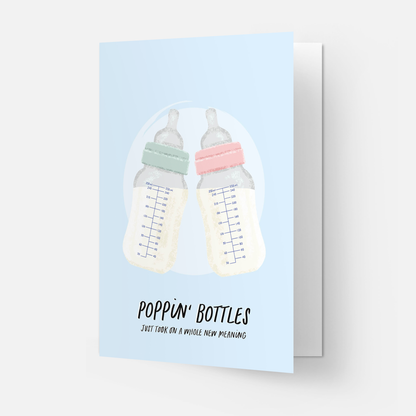 Poppin' Bottles Grußkarte