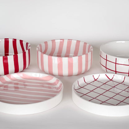 Schale Stripes - incanto rose
