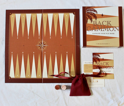 Backgammon-Weihnachtsbrettspiel