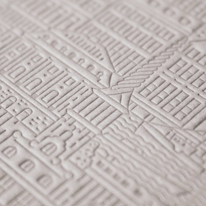 The Copenhagen Notebook von The City Works – handgeprägtes Notizbuch in B6