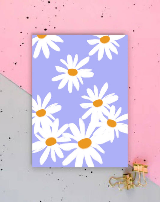 Postkarte * Gänseblümchen *