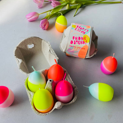 Dip Dye Eggs * Flotter Vierer