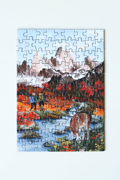 Mini-Puzzle Patagonia, 99 Teile