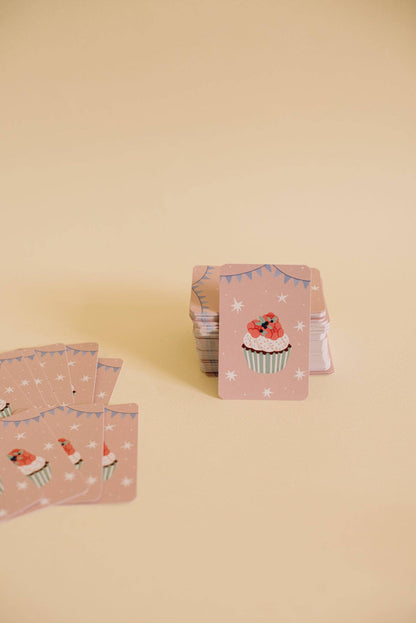 Mini-Karte 6x9 cm „Sweet Cupcake“