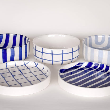 Schale Stripes - mare blue
