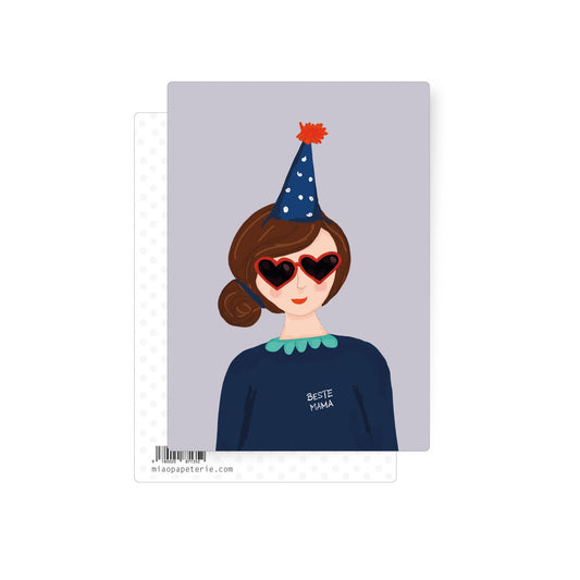 Love Mama  | Postkarte