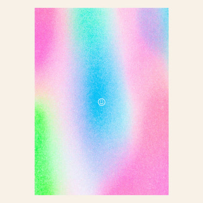 Smilie Verlauf Postkarte
