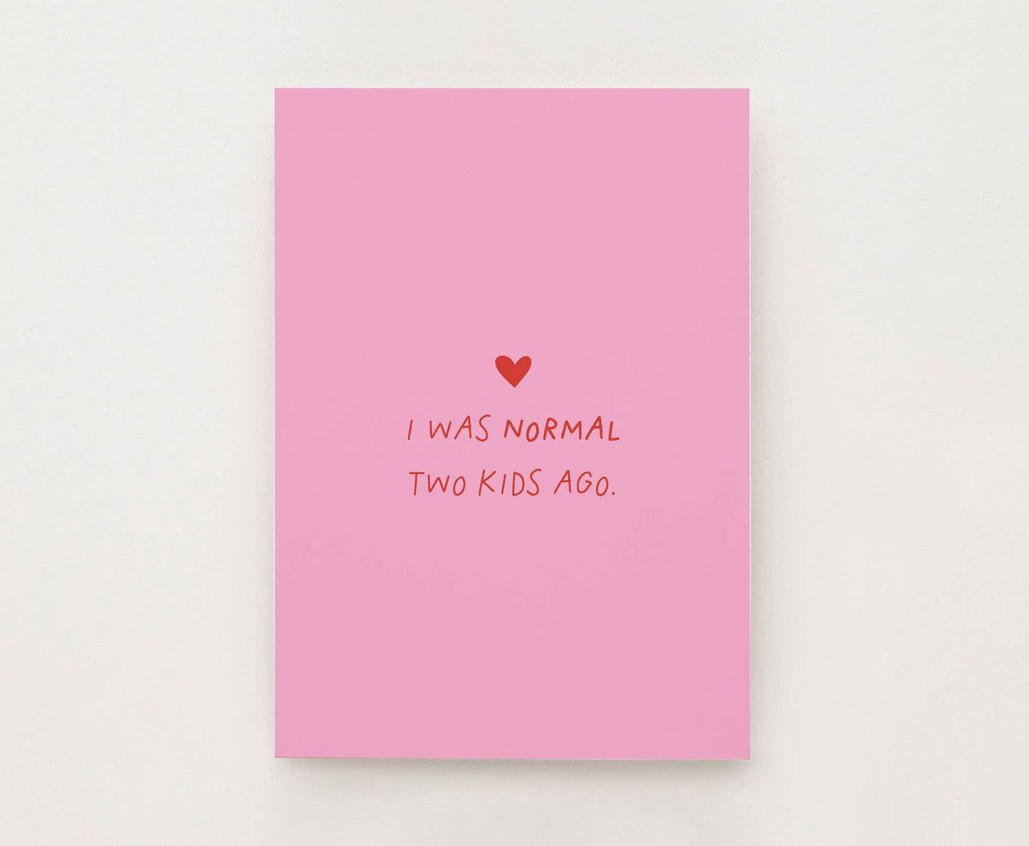 Postkarte - I Was Normal
