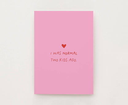 Postkarte - I Was Normal