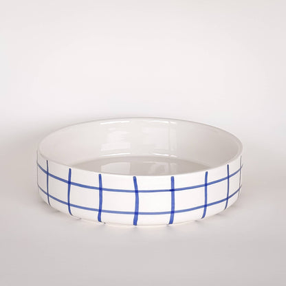 Schale gross Grid - mare blue